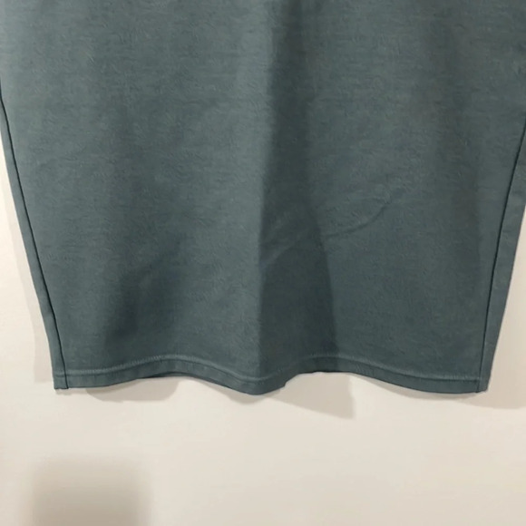 NWOT LIVERPOOL Jeans Company Stretch Ponte Pull On Pencil Skirt Dark Spruce 4 - Picture 4 of 14